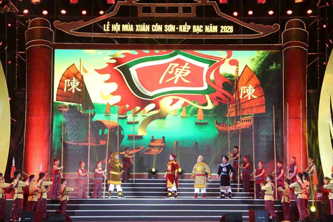 Trang nghiêm lễ khai hội mùa xuân Côn Sơn - Kiếp Bạc 2026